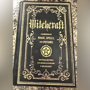 Witchcraft Handbook with Gold Detailing